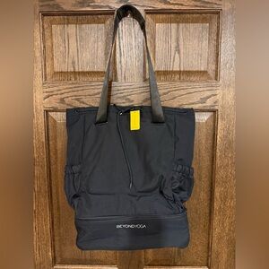 NWT Beyond Yoga Black Convertible Tote/Backpack